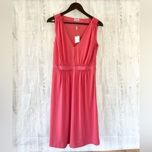 Philosophy di Alberta Ferretti sleeveless salmon pink dress women's 6